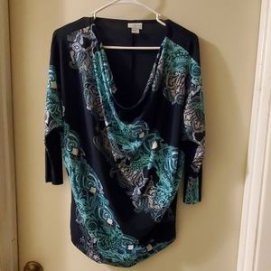 Mid sleeve blouse